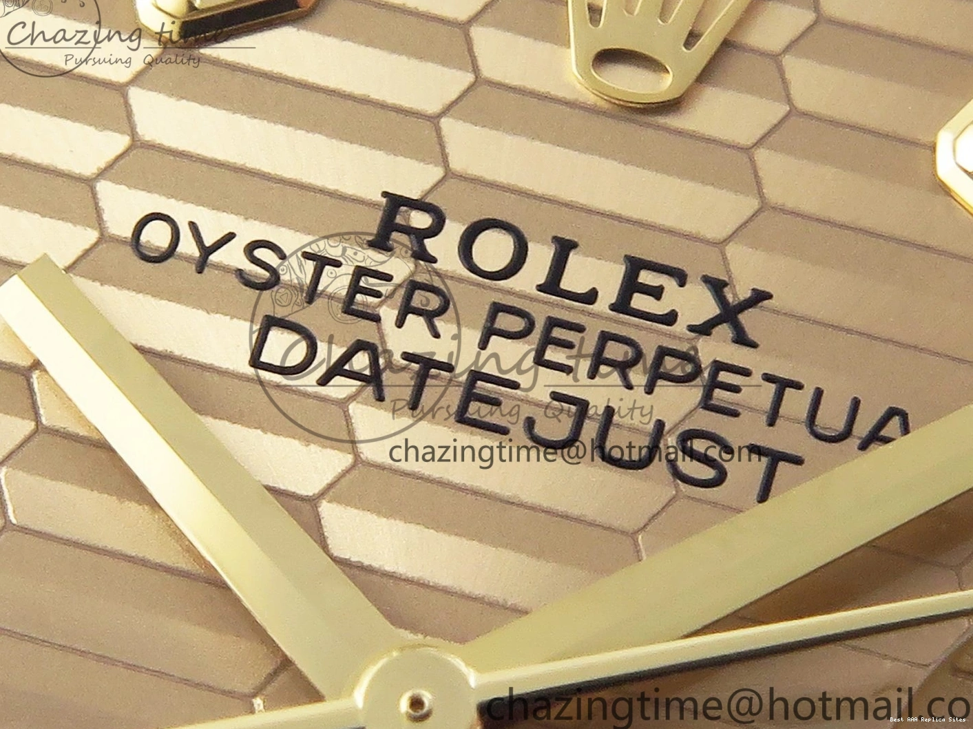 Good Copy Rolex Watches Best 904L on VS Premium Edition 1897 YG Diamonds 1:1 36 Jubilee Steel Textured SS Bracelet DateJust 126233 Dial VSF 0102